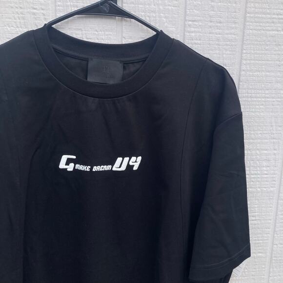 T1 Make Dream Guy Size L Mens Black Crewneck Short Sleeve Shirt Deadstock - Picture 2 of 5